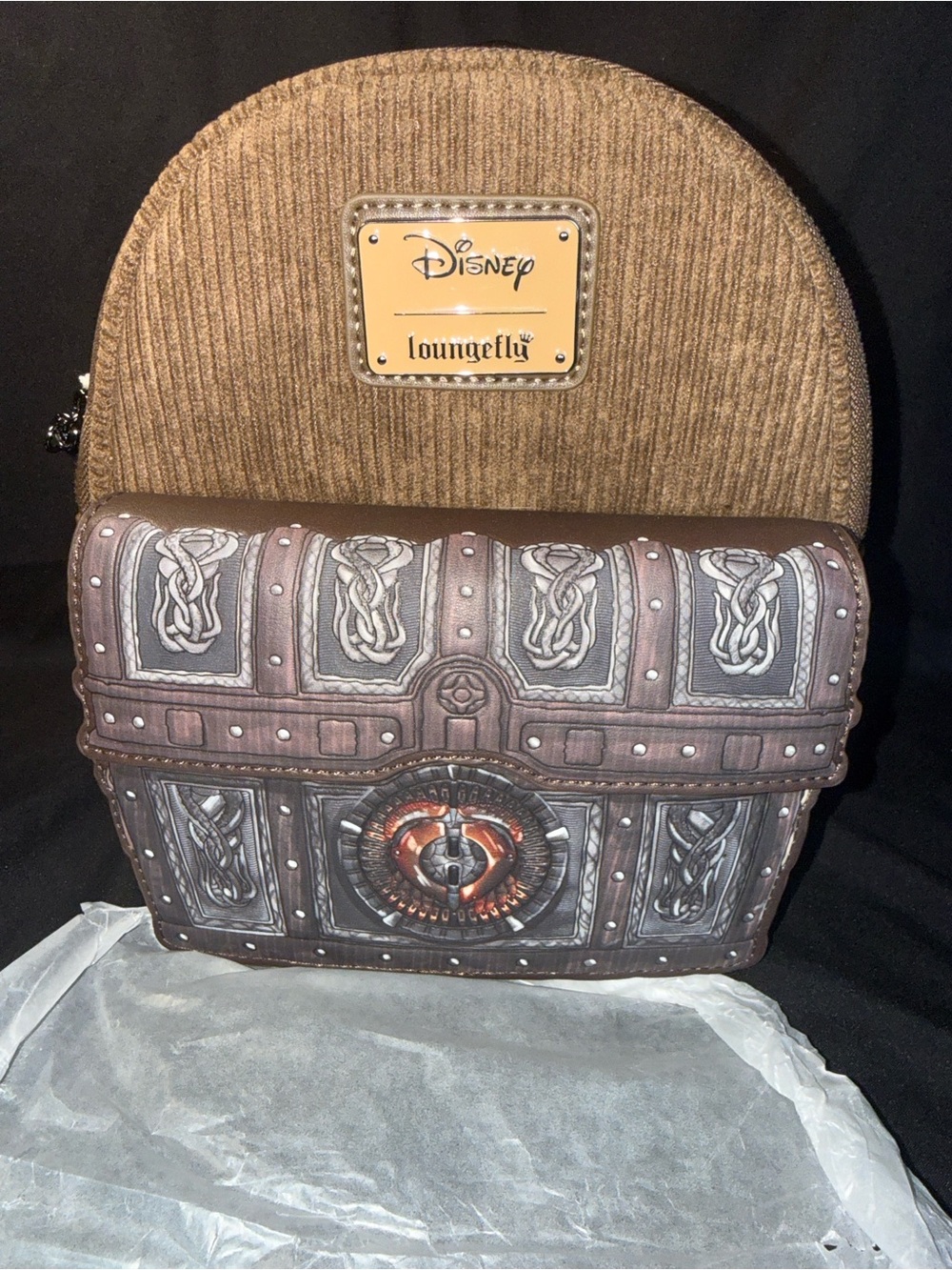 Loungefly Brown and Copper Pirate of the Caribbean Davy Jones Dead Man’s Chest